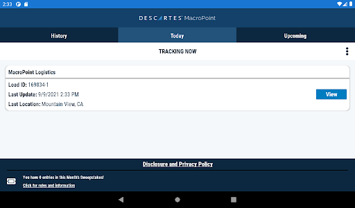 MacroPoint for Truckers Screenshot 7