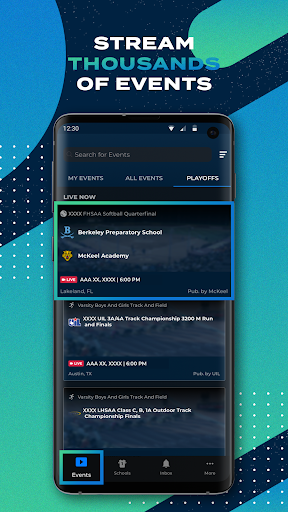 NFHS Network Screenshot 1