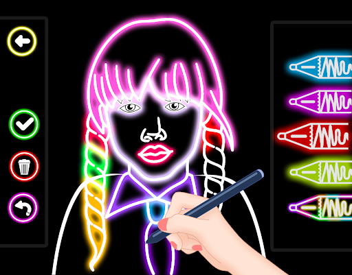 Princess Coloring Book Glitter Screenshot 14