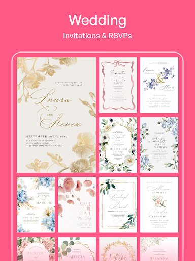 Invitation Maker: Cards & RSVP Screenshot 23