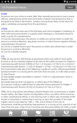 CCW – Concealed Carry 50 State Screenshot 3