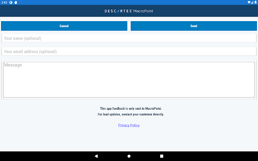 MacroPoint for Truckers Screenshot 11