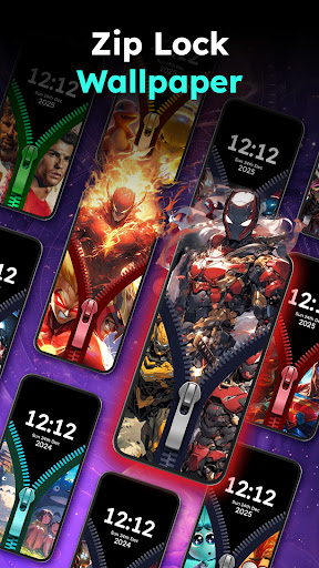 Zipper Lock Wallpapers Screen Screenshot 3