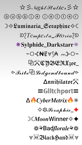 ArtFonts: Stylish Text Screenshot 20