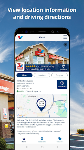 Valvoline Instant Oil Change Screenshot 1