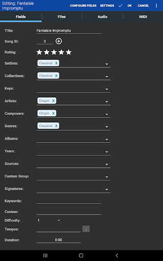 MobileSheets Screenshot 8