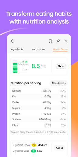 Samsung Food: Meal Planner Screenshot 2