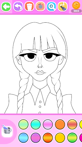 Princess Coloring Book Glitter Screenshot 16