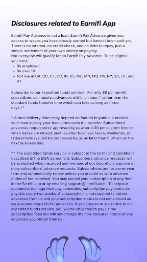 Earnifi: Early Pay. Fast Money Screenshot 5