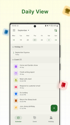 Holiday Calendar Screenshot 3