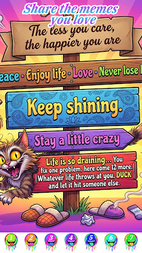 Meme Color By Number Game Screenshot 8