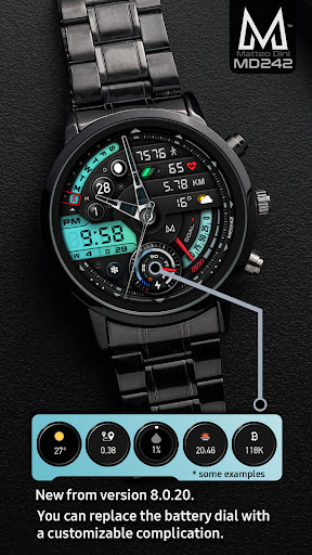 MD242 Hybrid watch face Screenshot 5