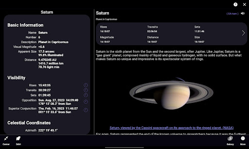 SkySafari 7 Pro Screenshot 23