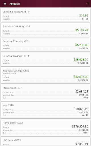 Mechanics Bank Mobile Banking Screenshot 3