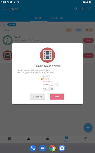 LifeUp: Gamify Tasks & Habits Screenshot 2