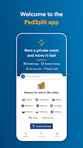 PadSplit: Rooms for rent Screenshot 1