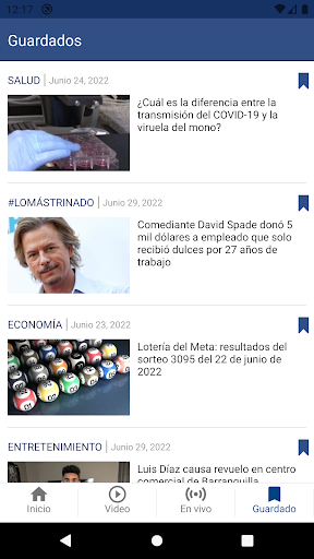 Noticias Caracol Screenshot 1