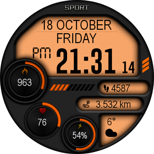 Digital Iwasa Watch Face Screenshot 13