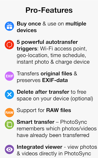 PhotoSync Bundle Add-On Screenshot 1