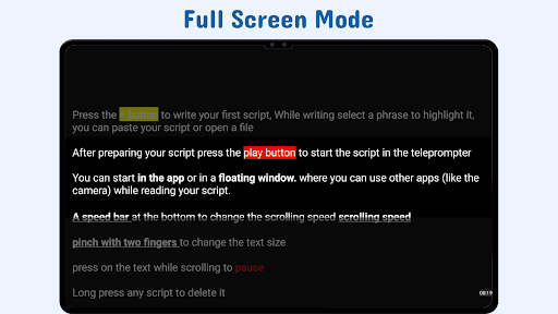 Nano Teleprompter Screenshot 21
