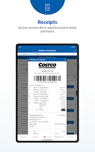 Costco Wholesale Screenshot 3