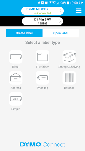 DYMO Connect Screenshot 2