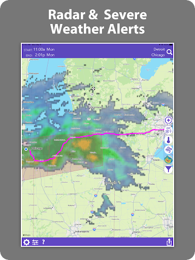 Drive Weather With Live Radar Screenshot 10