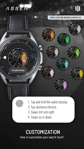 S4U Assen - Hybrid watch face Screenshot 9