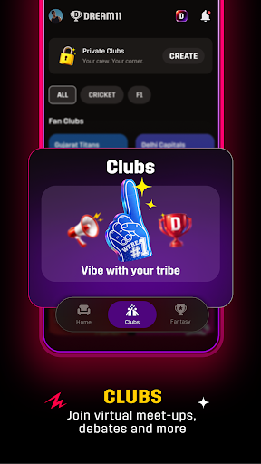 Dream11: Sports Watch Along Screenshot 1