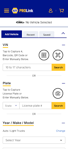 NAPA PROLink Screenshot 1