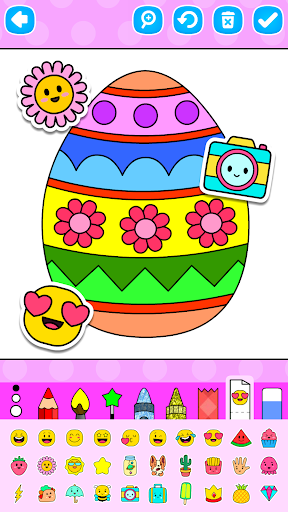 Easter Egg Coloring Pages Screenshot 6