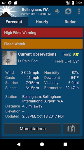 NOAA Weather Unofficial (Pro) Screenshot 1