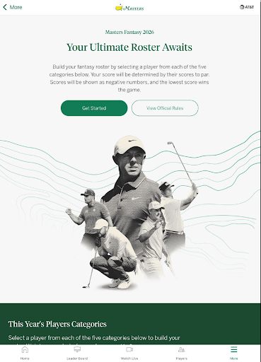 The Masters Golf Tournament Screenshot 11