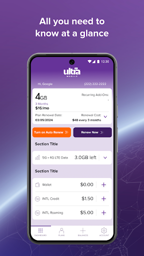 Ultra Mobile Screenshot 1