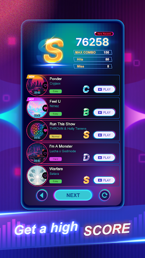 Rolling Music Ball: EDM Rush Screenshot 2