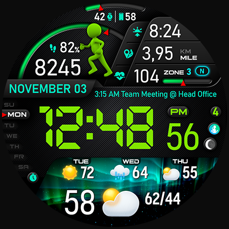 PER23 Digital Watch Face Screenshot 18