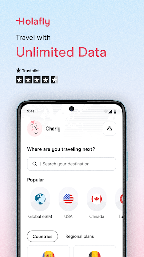 Holafly eSIM: Unlimited Data Screenshot 2