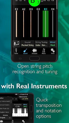 TonalEnergy Tuner & Metronome Screenshot 1