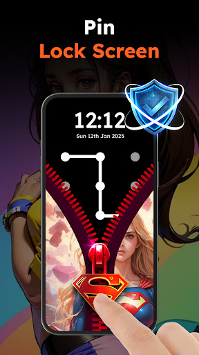 Zipper Lock Wallpapers Screen Screenshot 4