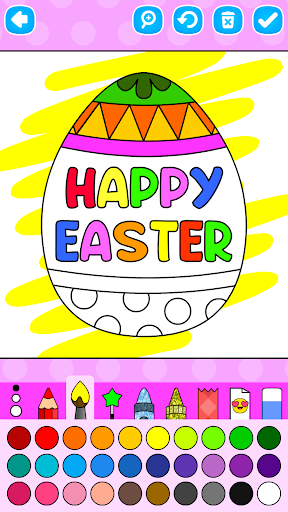 Easter Egg Coloring Pages Screenshot 9