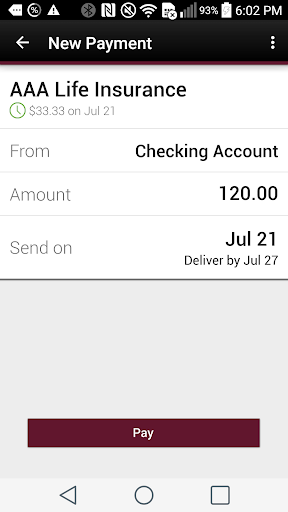 Mechanics Bank Mobile Banking Screenshot 2