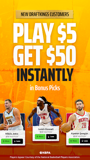 Pick6 DraftKings Sports Picks Screenshot 1