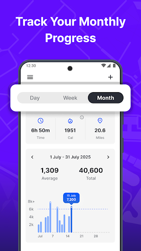 Step Tracker Launcher Screenshot 2