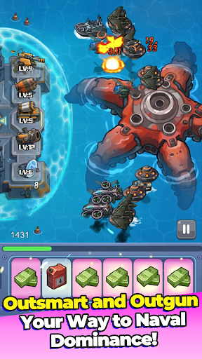 Sea Clash: Idle Naval Battle Screenshot 8