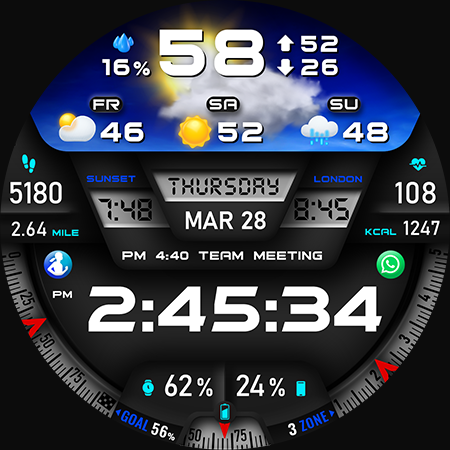 PER27 Digital Watch Face Screenshot 46