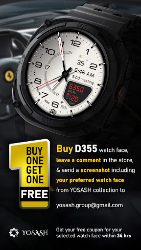 D355 Premium Watch Face Screenshot 32