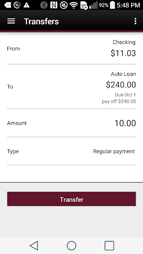 Mechanics Bank Mobile Banking Screenshot 5