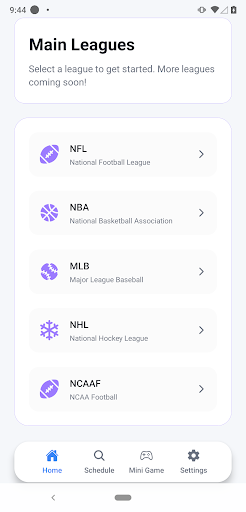 Live Scores : NFL NCAA NBA MLB Screenshot 7