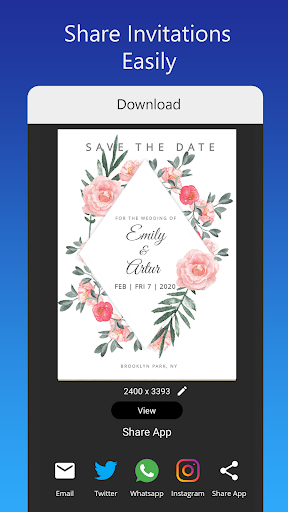 Invitation card Maker, Design Screenshot 15