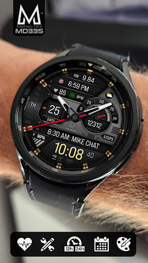 MD335 Hybrid watch face Screenshot 13